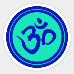 Spiritual Om Symbol Sacred Mantra Sticker